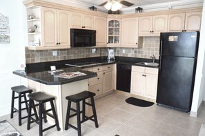 Renovated kitchen with dishwasher