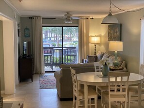 Living Room And Dining Area