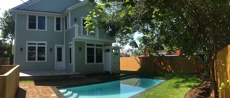 Private backyard pool