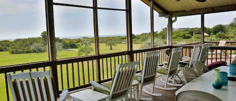 Second Level: Screened porch.