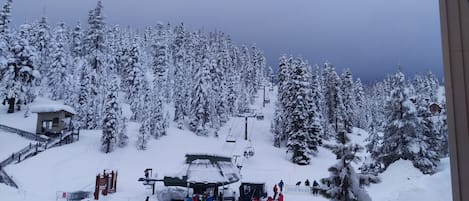 View of Stagecoach lift from our front door