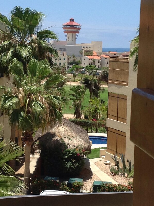 View from front door, one of 3 pools