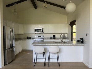 Remodeled kitchen with brand new appliances
