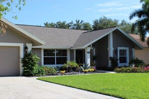 Our lovely single family home with double garage