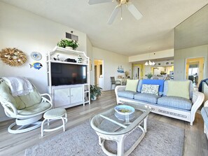 Living Room, Dining Area and Kitchen at 412 Barrington Court