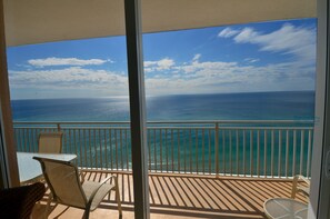 View of Balcony from the Living Room