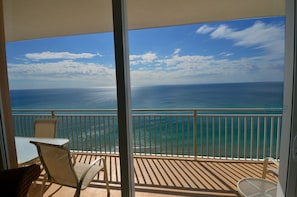 View of Balcony from the Living Room