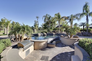 Grilling area off main pool.