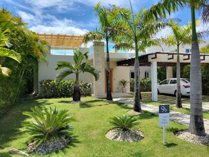 Front of Villa