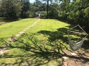 Tree swing and *NEW* large fenced in backyard for children and pets to enjoy! 