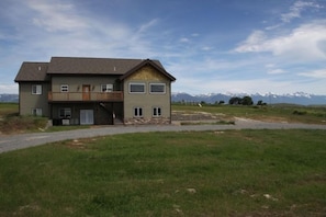 View of house looking toward Mission Mountains