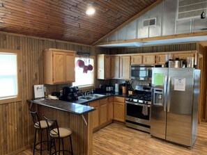 Kitchen Area w/ Gas cook top