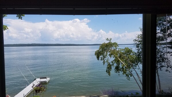 East living room view of Walker Bay