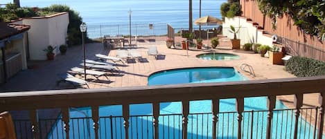 Master Bedroom Balcony Ocean Views, pool and jacuzzi deck