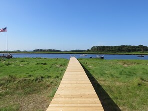New Private Dock...can accommodate a 20'+ boat or launch for kayaks.