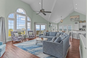 Surf or Sound Realty - 785 - Loggerhead - Great Room -3