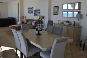 Dining room table - seats 8