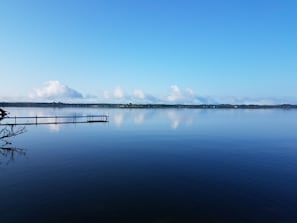 Early morning, lake is like glass!