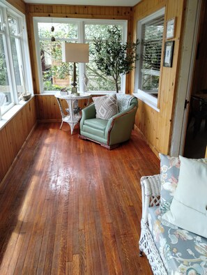 Enclosed front Porch