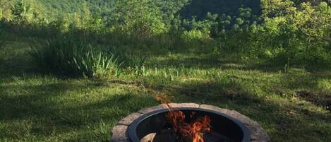 Fire pit with a view!