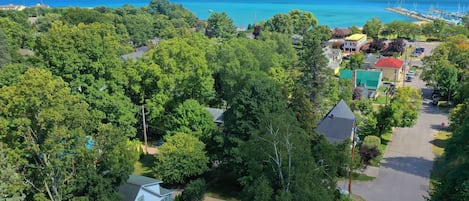 Suttons Bay, only a few blocks from the house. ( look at bottom left)