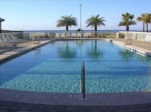 One Of Two Outdoor Pools On Site