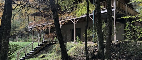 Mountain Creek Cabin in the fall.