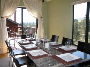 Dining Table to the Top Deck