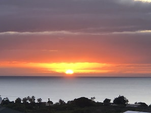 Beautiful winter sunset view from the lanai.  Photo taken 1/7/19. 