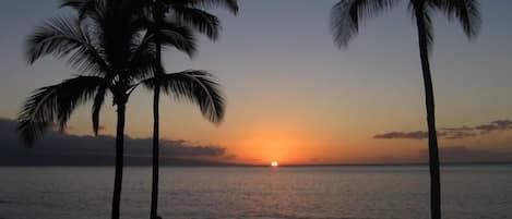 View from lanai and living room.  Picture taken from our deck