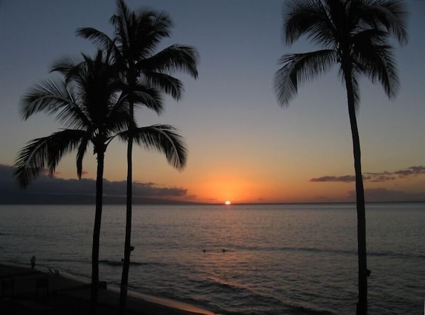 View from lanai and living room.  Picture taken from our deck