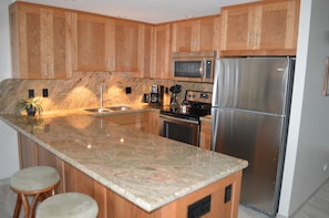 Newly remodeled kitchen