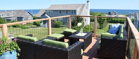  Roof Deck Seating Area with Ocean Views