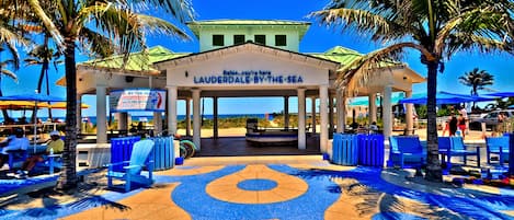 less than a mile from quaint Lauderdale By The Sea beaches, shopping, night life