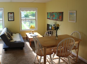 Dining and living area
