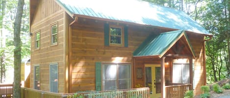 Beautiful cabin offers complete solitude & only 6 miles from downtown BlueRidge.