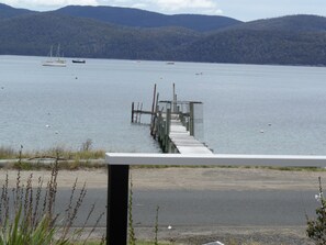 View of jetty from our deck
