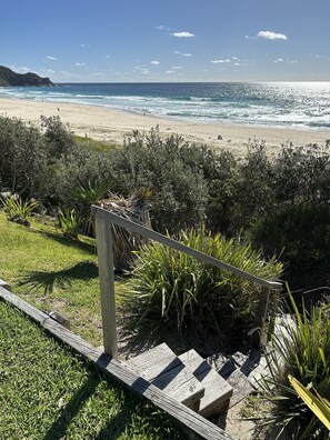 Azure has its own private path to the beach.