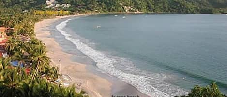 View of Playa La Ropa & "Agave Blue" -end of the Beach. 