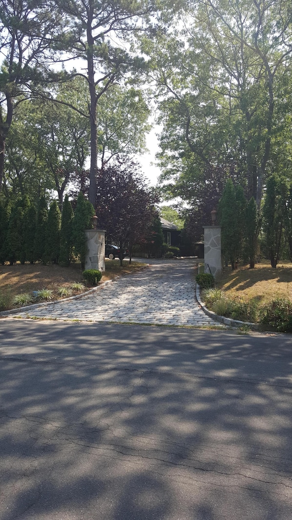 Driveway entrance