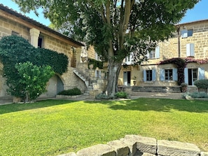 Gite to left; main house in background