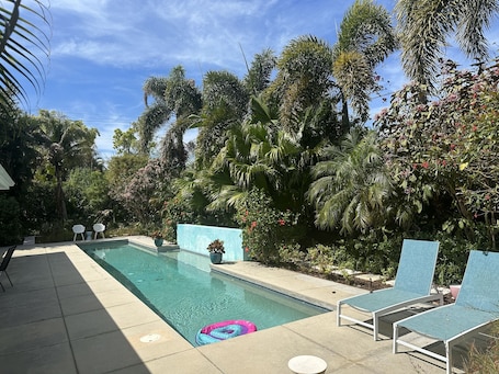 Sunny totally private lap pool 48 x8 ft