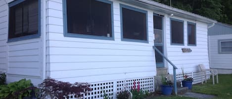 Large Screen-enclosed front porch