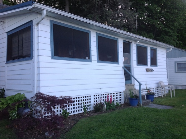 Large Screen-enclosed front porch