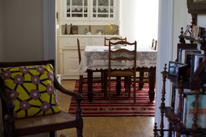 Hallway and Dining Room.