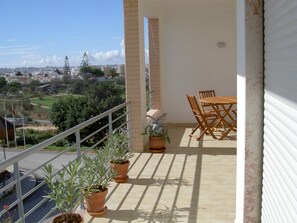 Balcony off living room and bedroom 2