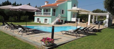 Villa, Pool, Garden and BBQ area