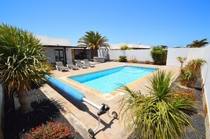 Stunning pool and mature garden.