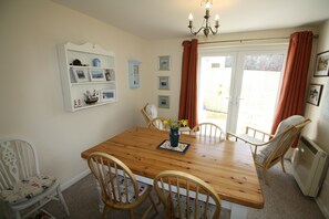 The dining area