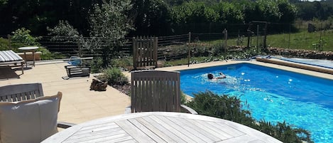 Patio by the pool